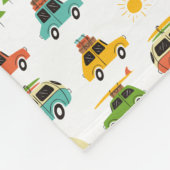 Camping Adventure Caravan Fleece Deken (Hoek)