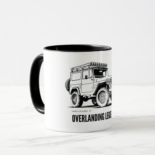 Camping Adventure Gift | Land Cruiser FJ Mok (Voorkant links)