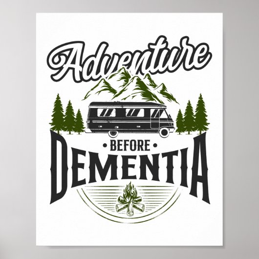 Camping Adventure in ruste voor dementie Poster (Voorkant)