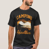 Camping Adventure Inspirational Amusing Camping Qu T-shirt (Voorkant)
