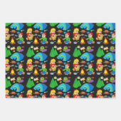 Camping Adventure Kinder cadeaupapier (Voorkant 2)