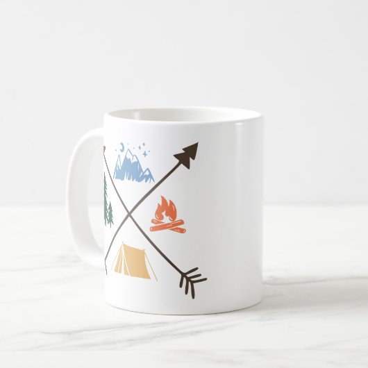 Camping Adventure Koffiemok (Voorkant links)