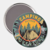 Camping Adventure Magneet (Voorkant / Achterkant)