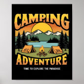 Camping Adventure Poster (Voorkant)