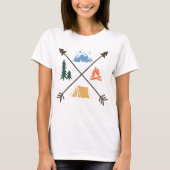 Camping Adventure T-shirt (Voorkant)