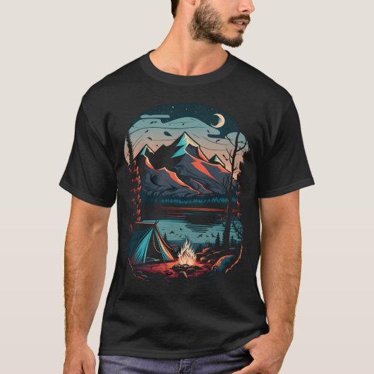 Camping Adventure T-shirt (Voorkant)
