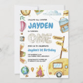 Camping Adventure Woodland Kinder eerste verjaarda Kaart (Voorkant)