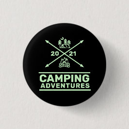 Camping Adventures 2021 Minimale rusttijd Ronde Button 3,2 Cm