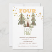 Camping Adventure's meer Vierde Verjaardag Kaart (Voorkant)