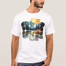 Camping afk Mannen T-shirt