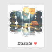 Camping afk sticker (Vel)