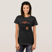 Camping als het Camping en Bacon Count me implicee T-shirt (Voorkant volledig)
