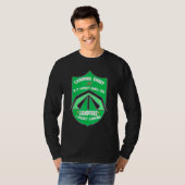 Camping als het niet zoals kampvuur Camper ruikt T-shirt (Voorkant volledig)