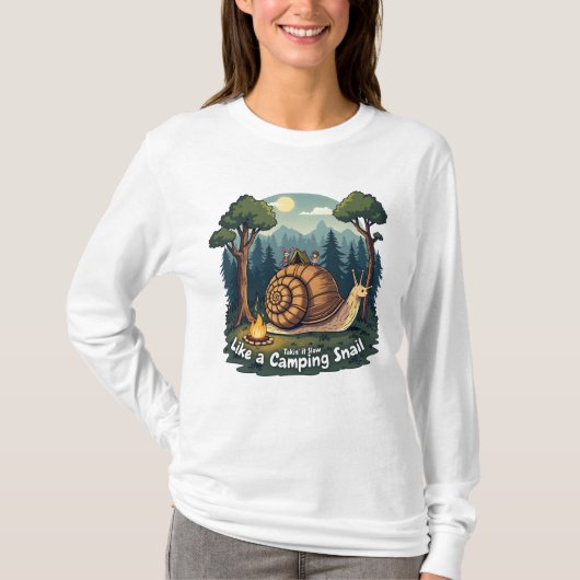 Camping Animal Funny T-shirt (Voorkant)