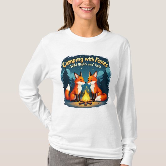 Camping Animal Funny T-shirt (Voorkant)