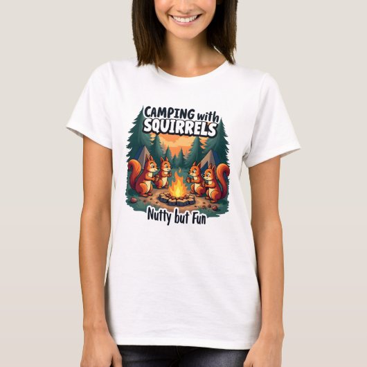 Camping Animal Funny T-shirt (Voorkant)