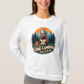Camping Animal Funny T-shirt (Voorkant)