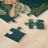 Camping  Art Cool Historische foto's reizen Legpuzzel (Zijkant)