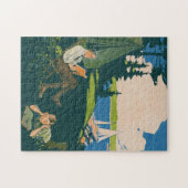 Camping  Art Cool Historische foto's reizen Legpuzzel (Horizontaal)