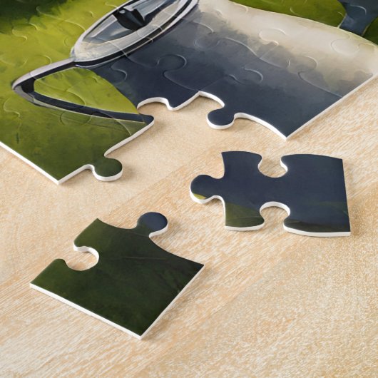 Camping Art Quiet Camping 1 Fotopuzzels Internet Legpuzzel (Zijkant)