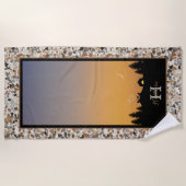 Camping at Sunset Pebble Strandlaken (Voorkant)