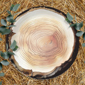 Camping Avontuur Kinderen Verjaardagsfeestje Hout Papieren Bordje