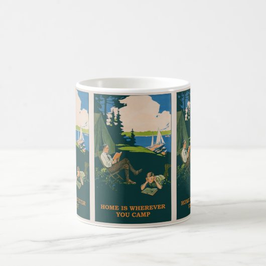  camping avontuur magische mok (Center)