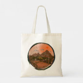 Camping Avontuur Natuur Landschap Tote Bag (Achterkant)