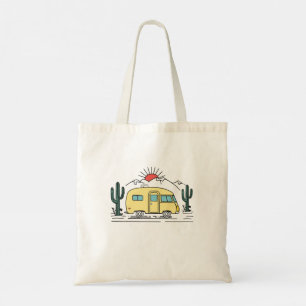 Camping-avontuur Tote Bag