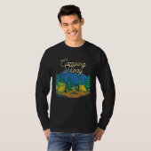 Camping Away Summer Camper Tropical Camp Trip Hiki T-shirt (Voorkant volledig)