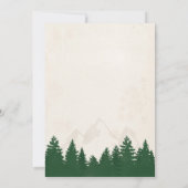 Camping Baby shower Uitnodiging (Achterkant)