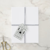 Camping baby shower vertoning cadeaulabel (Met Touw)