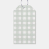 Camping baby shower vertoning cadeaulabel (Achterkant)