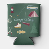 Camping Bachelorette Blikjeskoeler (Voorkant)