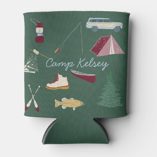 Camping Bachelorette Blikjeskoeler (Voorkant)