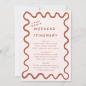 Camping Bachelorette Meisjes Trip Glamping Bach Kaart (Achterkant)