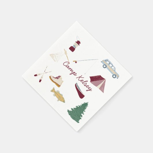 Camping Bachelorette Servet (Hoek)