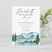 Camping Bachelorette Weekend in de Bossen Kaart (Staand voorkant)