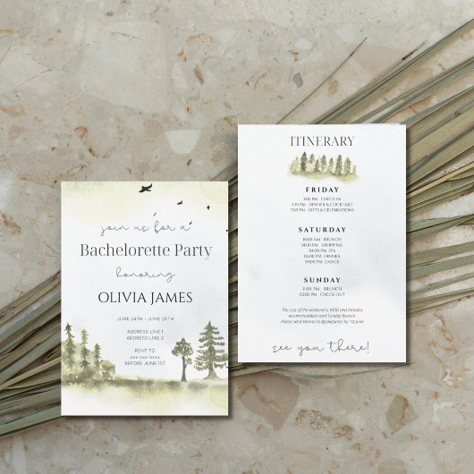 Camping bachelorette weekendroute kaart