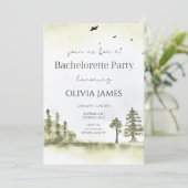 Camping bachelorette weekendroute kaart (Staand voorkant)