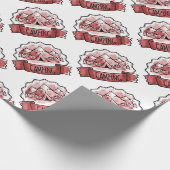 Camping Badge Cadeaupapier (Hoek)