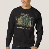 Camping Banff National Park Canada Sweatshirt (Voorkant)