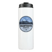 Camping Beartooth Mountains Montana Wyoming Thermosbeker (Voorkant)