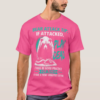Camping Beer Aanval Tip Speel Dead Hiking Camper P T-shirt