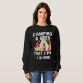 Camping Beer die me daarom hier met Drink gnomen b Trui (Voorkant volledig)