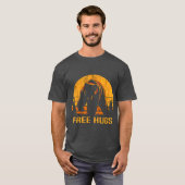 Camping beer Free Hugs T-shirt (Voorkant volledig)