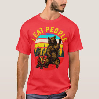 Camping Beer Wandelen Grappig Camper Cadeau T-shirt