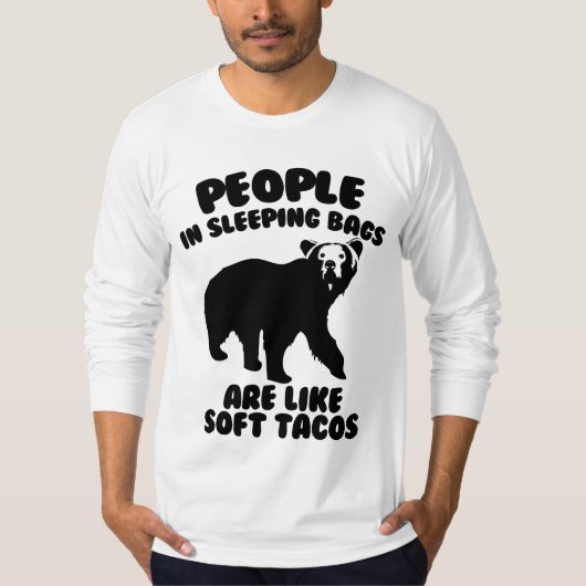 Camping Beren T-shirt (Voorkant)