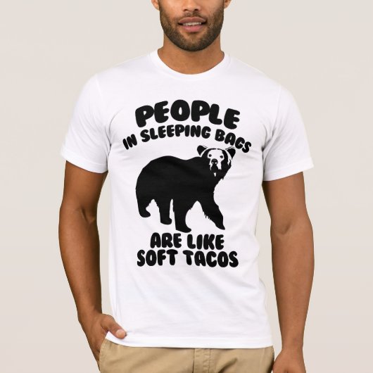 Camping Beren T-shirt (Voorkant)