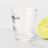 Camping Berg Avontuur Bachelorette Party Shot Glas (Rechts)